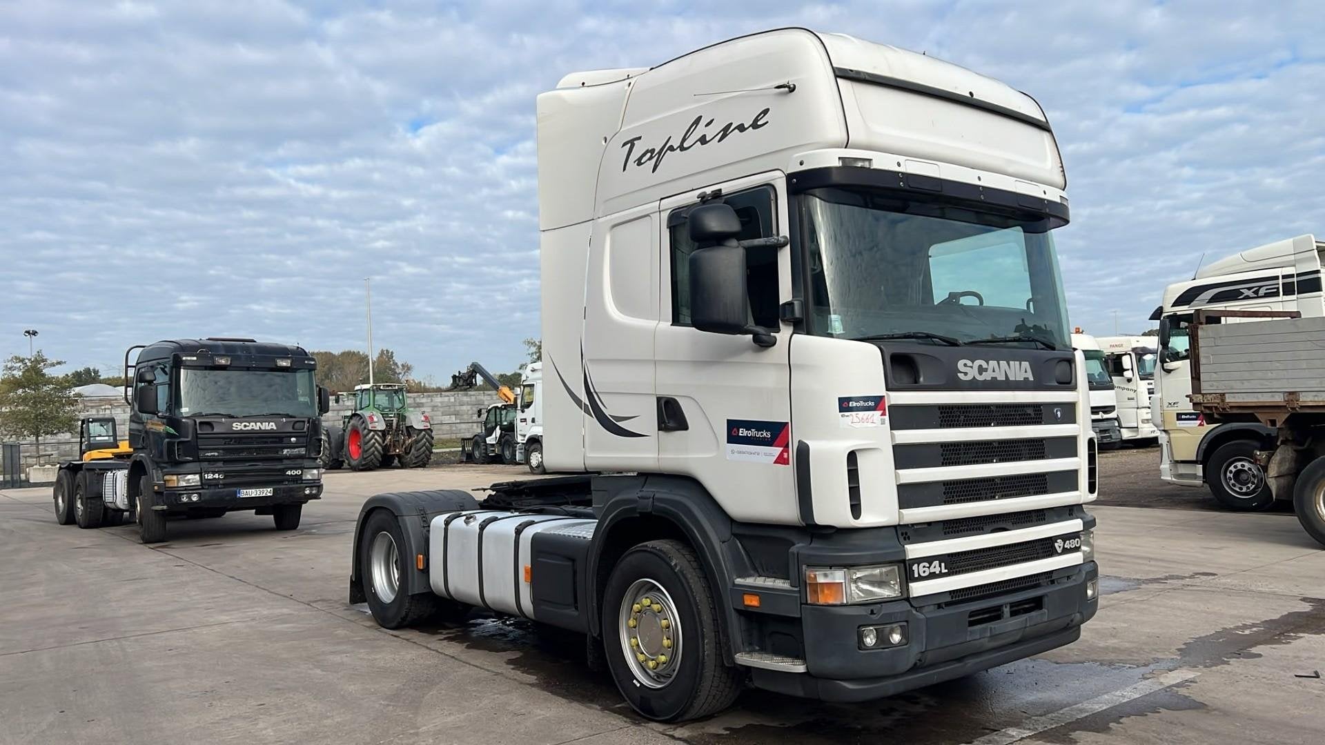 Scania 164 - 480 (BELGISCHE WAGEN / HANDGESCHAKELD / V8 / GO, Autos, Achat, Vitres électriques, Autres couleurs, Diesel