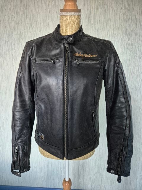 BLOUSON CUIR HARLEY DAVIDSON, Motos, Enlèvement ou Envoi, Seconde main, Autres types, Harley Davidson
