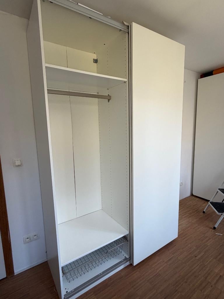 Pax ikea kleerkast met schuifdeur, Enlèvement, Utilisé, 200 cm ou plus, Avec tablette(s)