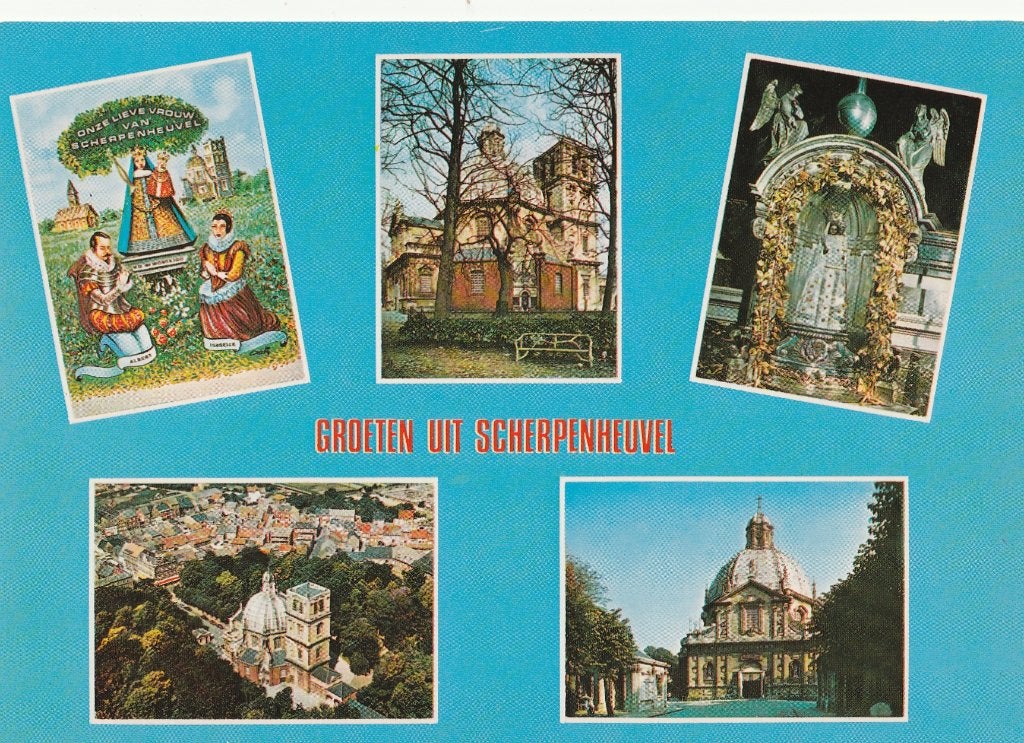 SCHERPENHEUVEL -  Groeten uit, Ophalen of Verzenden, Ongelopen, Vlaams-Brabant