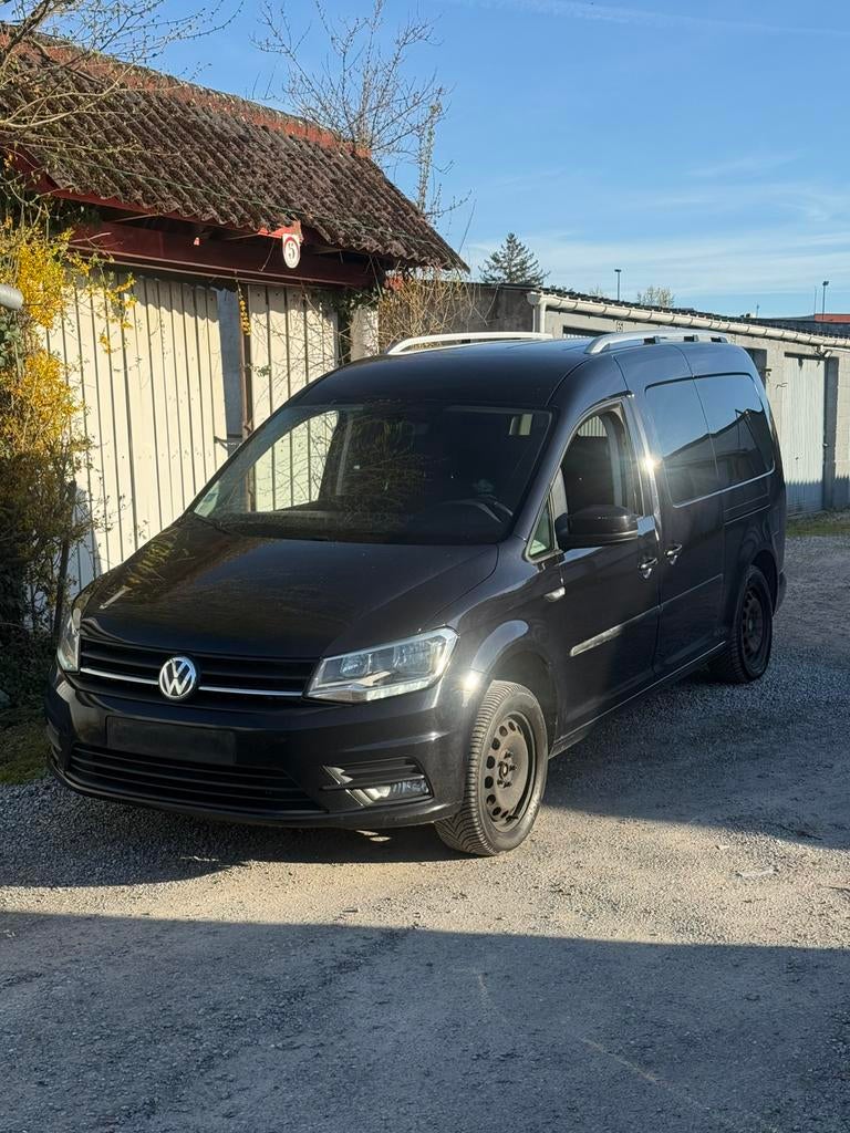 A vendre ou échanger VW Caddy 2019 pret a immatriculer, Euro 6, Particulier, TVA déductible, Noir