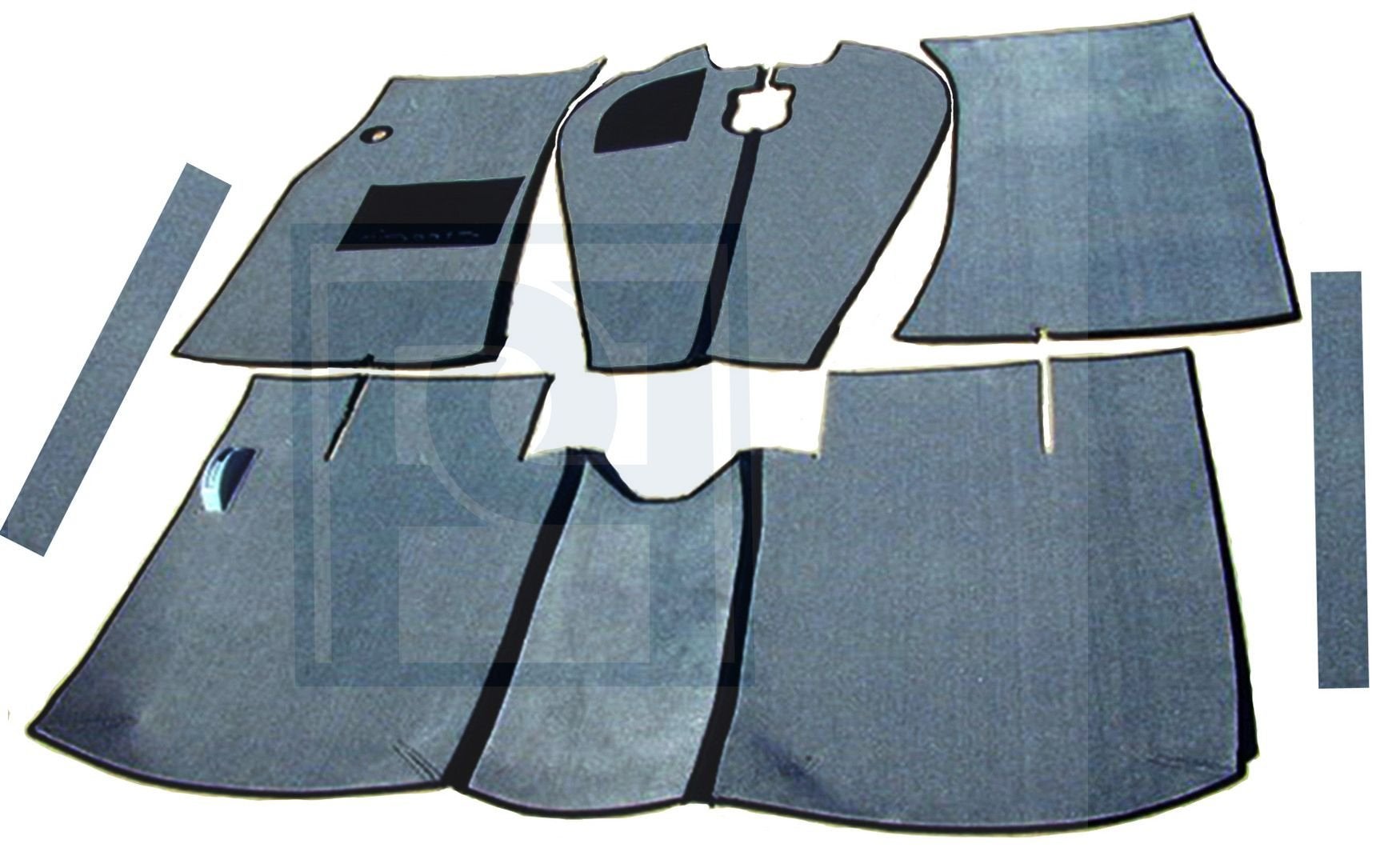 Volvo Mattenset Amazon 7 delig pasvorm incl isolatie licht g, Autos : Pièces & Accessoires, Enlèvement ou Envoi, Neuf, Volvo