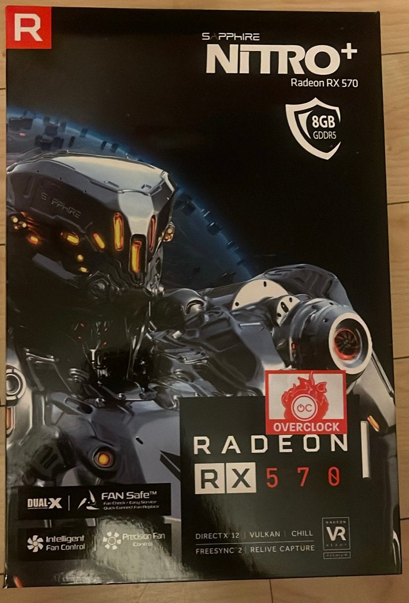 Saffier RADEON RX 570 8 GB GDDR5 NITRO+, Ophalen of Verzenden, GDDR5, AMD, PCI