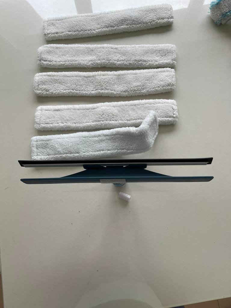 Complete Raamwisser Set (Moerman) + 4 NIEUWE doeken, Huis en Inrichting, Schoonmaakartikelen, Ophalen of Verzenden
