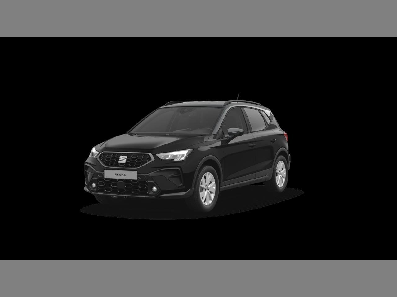 Seat Arona 1.0 TSI Play Plus, 121 g/km, Arona, Zwart, Handgeschakeld