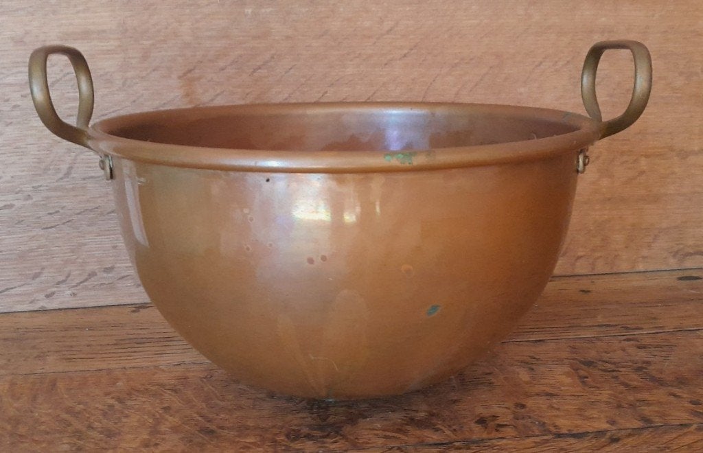 VINTAGE koperen jampot, Antiek en Kunst, Ophalen of Verzenden, Koper