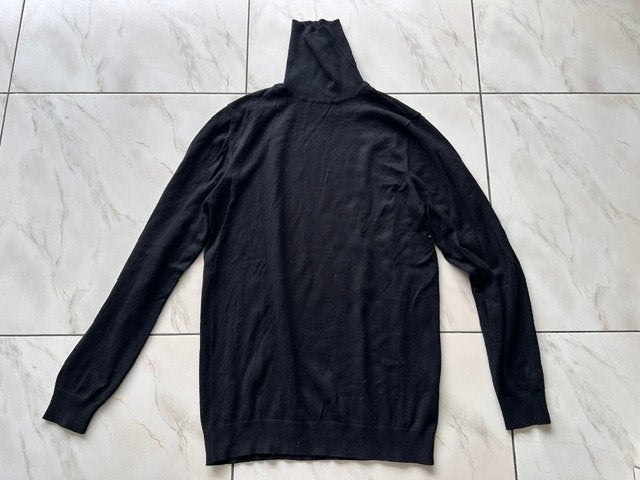 Pull à col roulé Pull&Bear taille S (nr2487a), Enlèvement ou Envoi, Taille 46 (S) ou plus petite, Noir, Porté