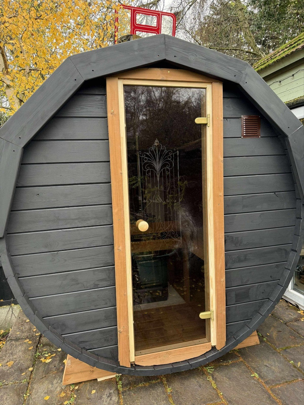 Sauna en tonneau de 1,5 m - Livraison et installation gratui, Enlèvement ou Envoi