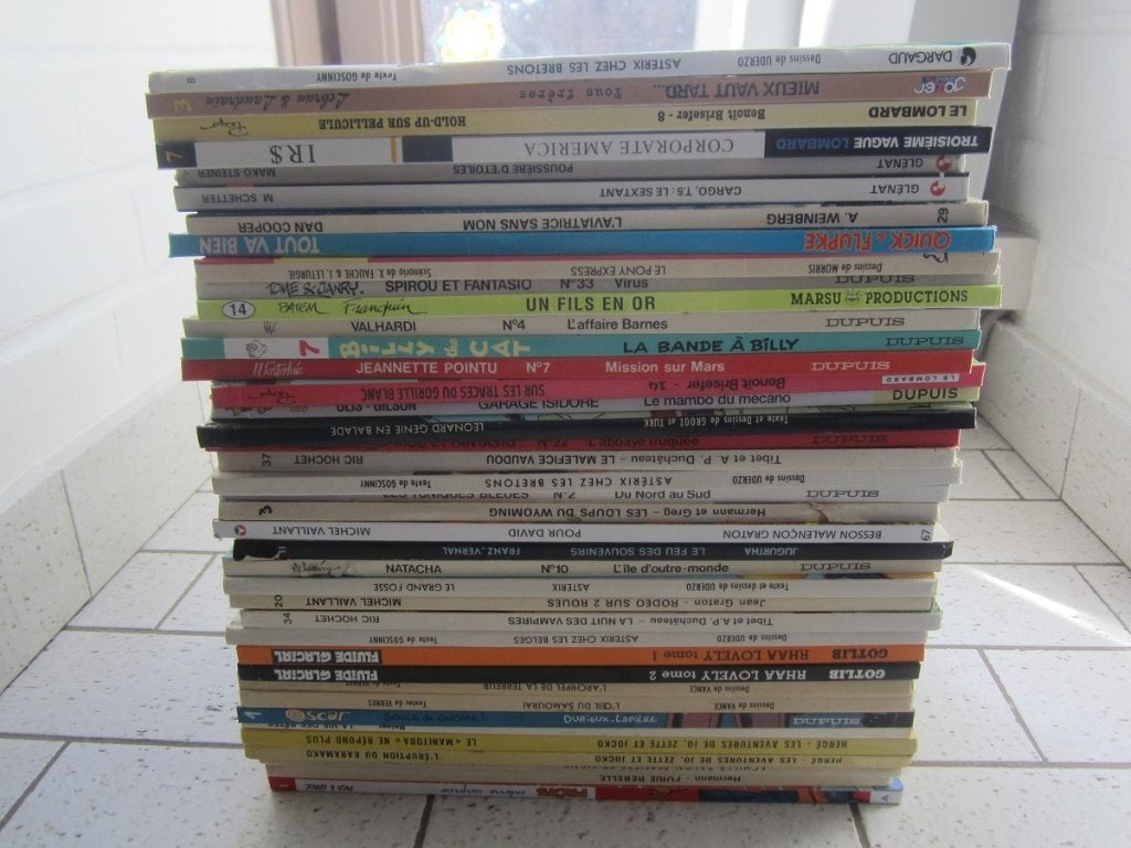 Lot 3 de 40 BD cartonnées - 50,00Eur, Livres, Plusieurs BD, Enlèvement, Utilisé, Divers auteurs