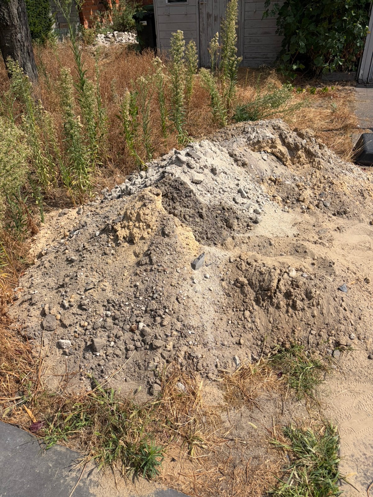 +3 m3 zavelzand met steenpuin, Tuin en Terras, Ophalen, Gebruikt, Ophoogzand