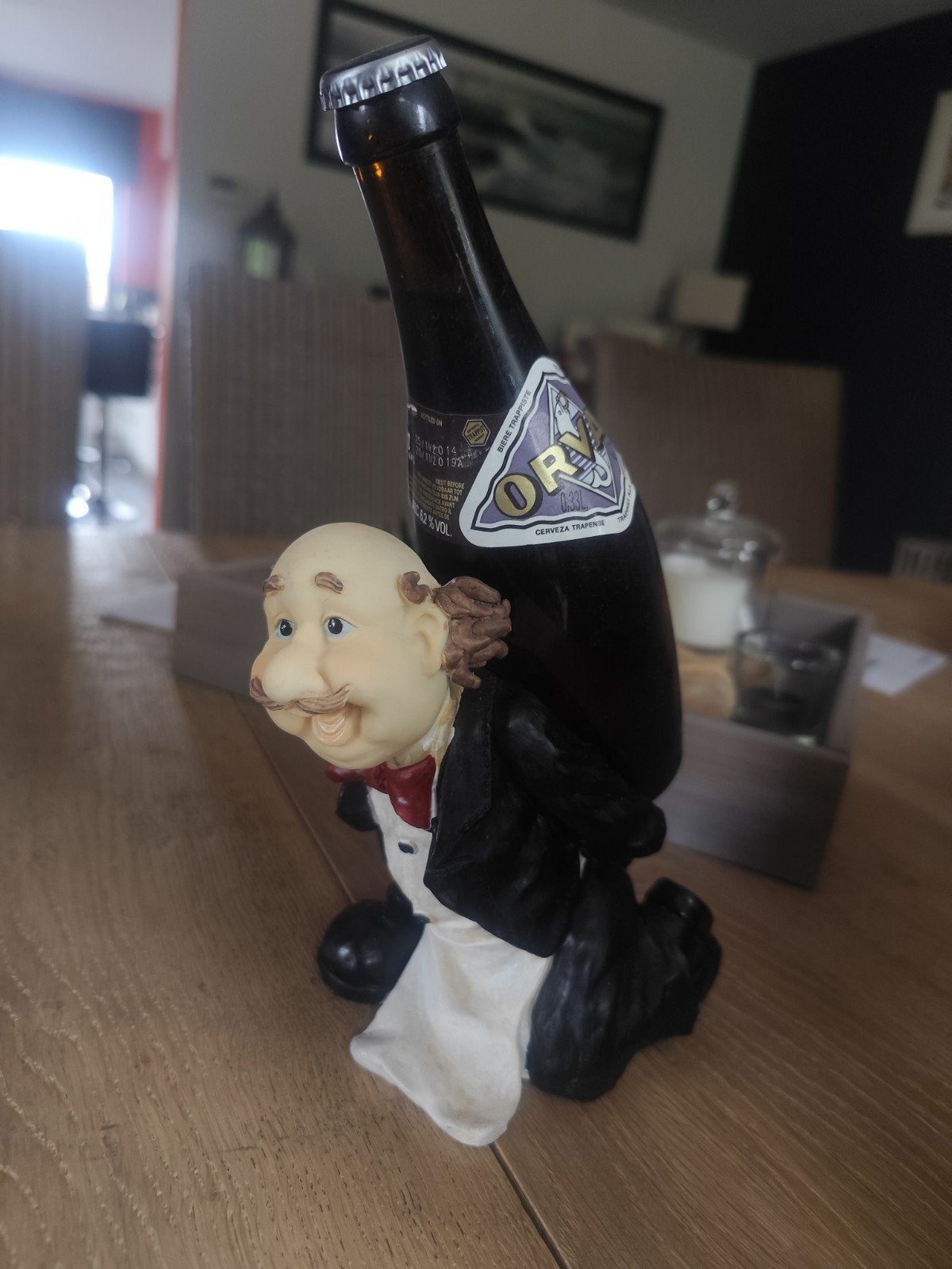 Orval 2014 + server. Verzending mogelijk., Ophalen of Verzenden, Nieuw, Flesje(s), Overige merken
