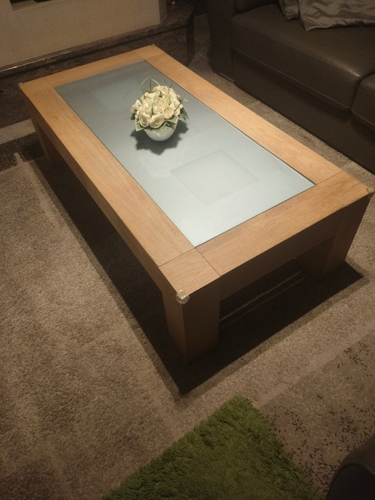Moderne salontafel, 100 à 150 cm, Comme neuf, Enlèvement, 50 à 100 cm