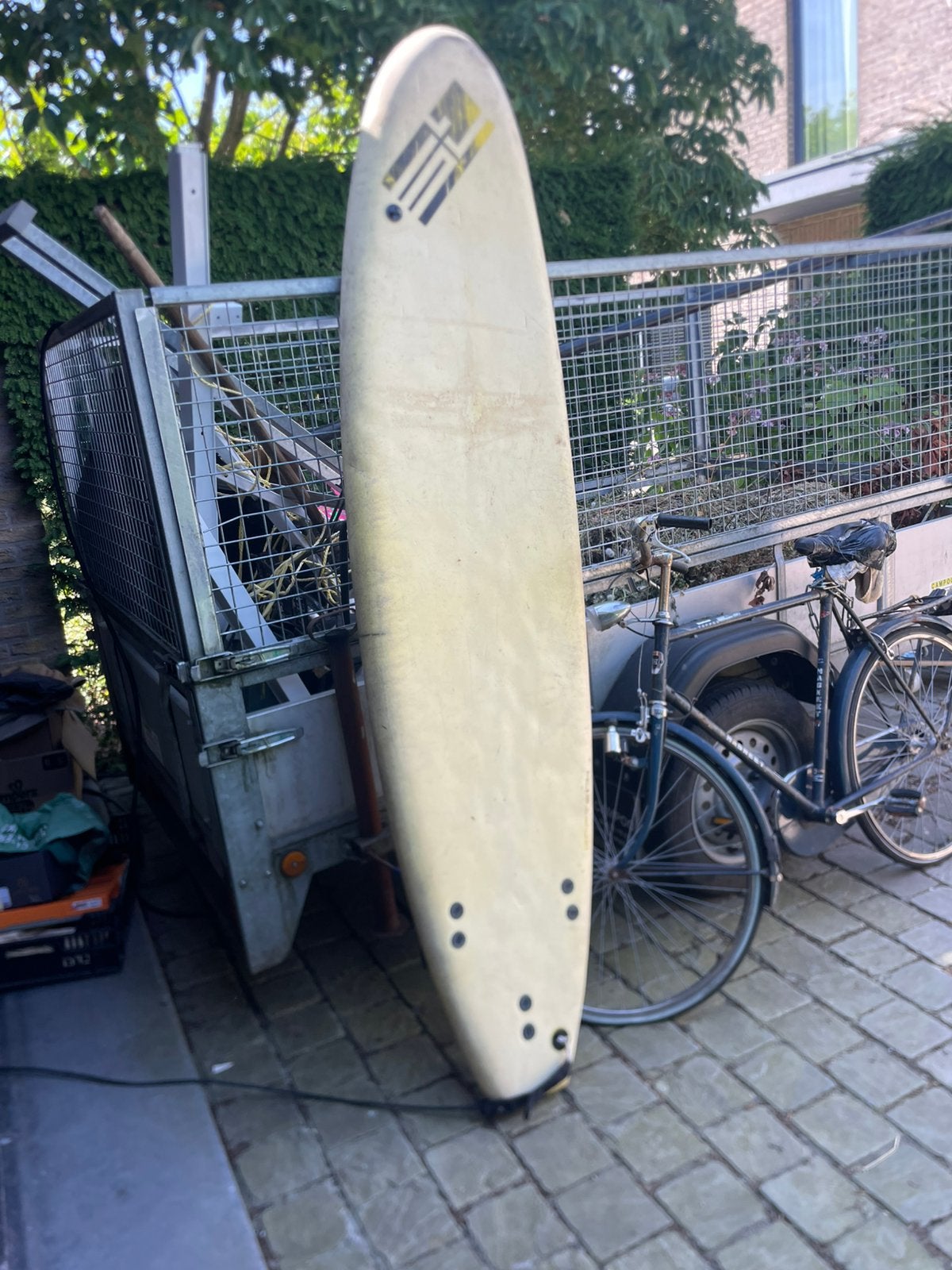 oud surfboard, Watersport en Boten, Golfsurfen, Ophalen, Zo goed als nieuw