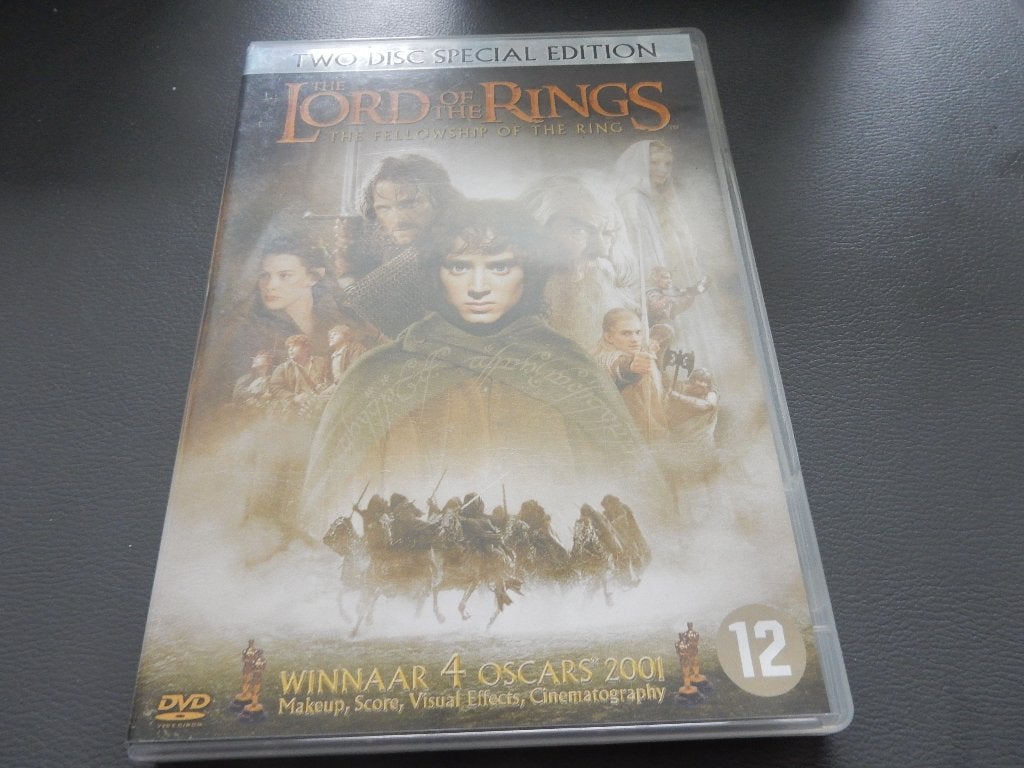 nr.1052 - Dvd: lord of the rings - 2 disc - avontuur, CD & DVD, DVD | Aventure, À partir de 12 ans, Enlèvement ou Envoi, Anglais
