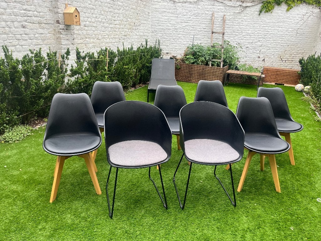 Eetkamer stoelen en tafel, Ophalen, Gebruikt, Hedendaags, 6 tot 8 stoelen