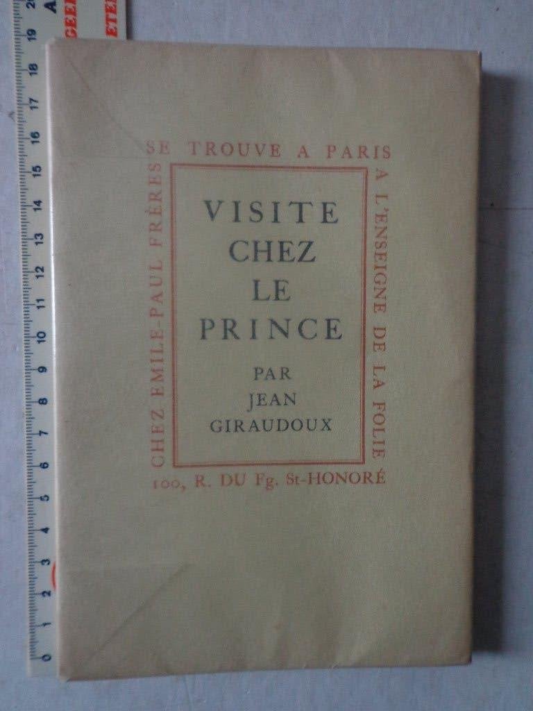 "Visite chez le prince" van Jean Giraudoux met ets Daragnès, Antiek en Kunst, Ophalen of Verzenden, Ets, Genummerd