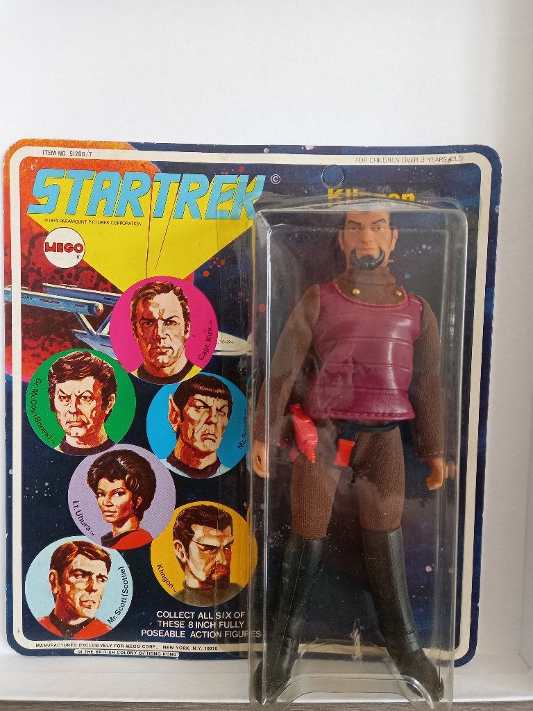 Mego Star Trek Action Figure 1974 Klingon, Ophalen of Verzenden, Zo goed als nieuw
