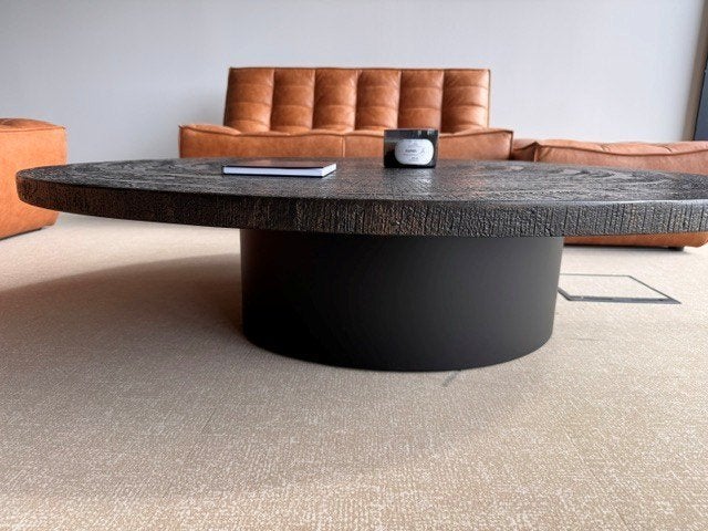KOFFIE TAFEL ETHNICRA, Ophalen, TRENDY NEW, Eikenhout, Nieuw
