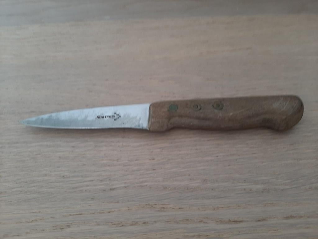 rostfrei mes Bufer ,25 cm lang,vintage, Antiek en Kunst, Ophalen