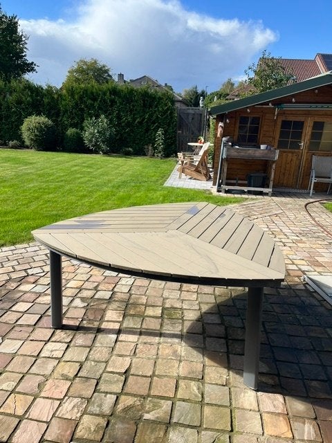 tuintafel, Tuin en Terras, Ophalen, Gebruikt, Kunststof