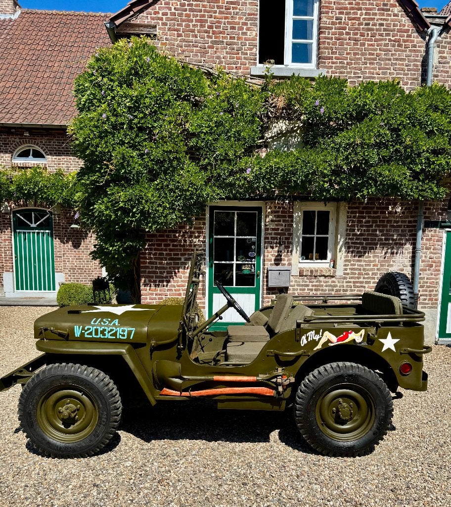 jeep willys MB - 1942 - slatgrill look - Prachtstaat!, 4 zetels, Stof, Overige modellen, 4 cilinders