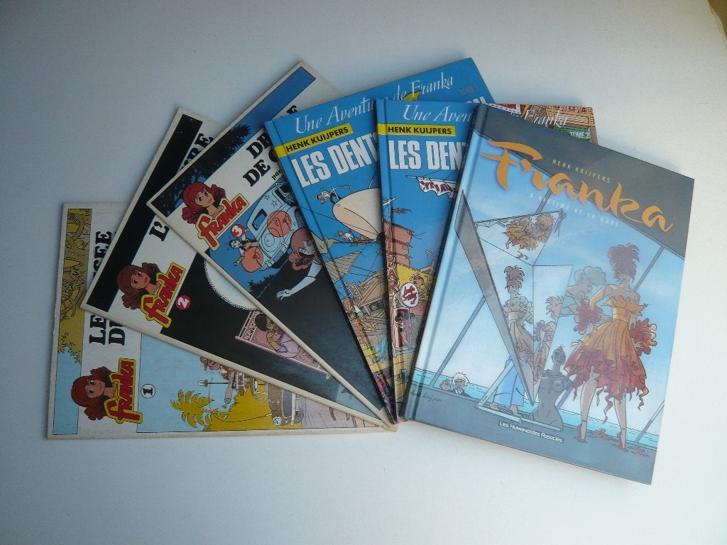 Bd FRANKA 1 à 3 (Dupuis et Humano) (EO ttbe) de KUIJPERS, Gelezen, Complete serie of reeks, Ophalen of Verzenden, KUIJPERS
