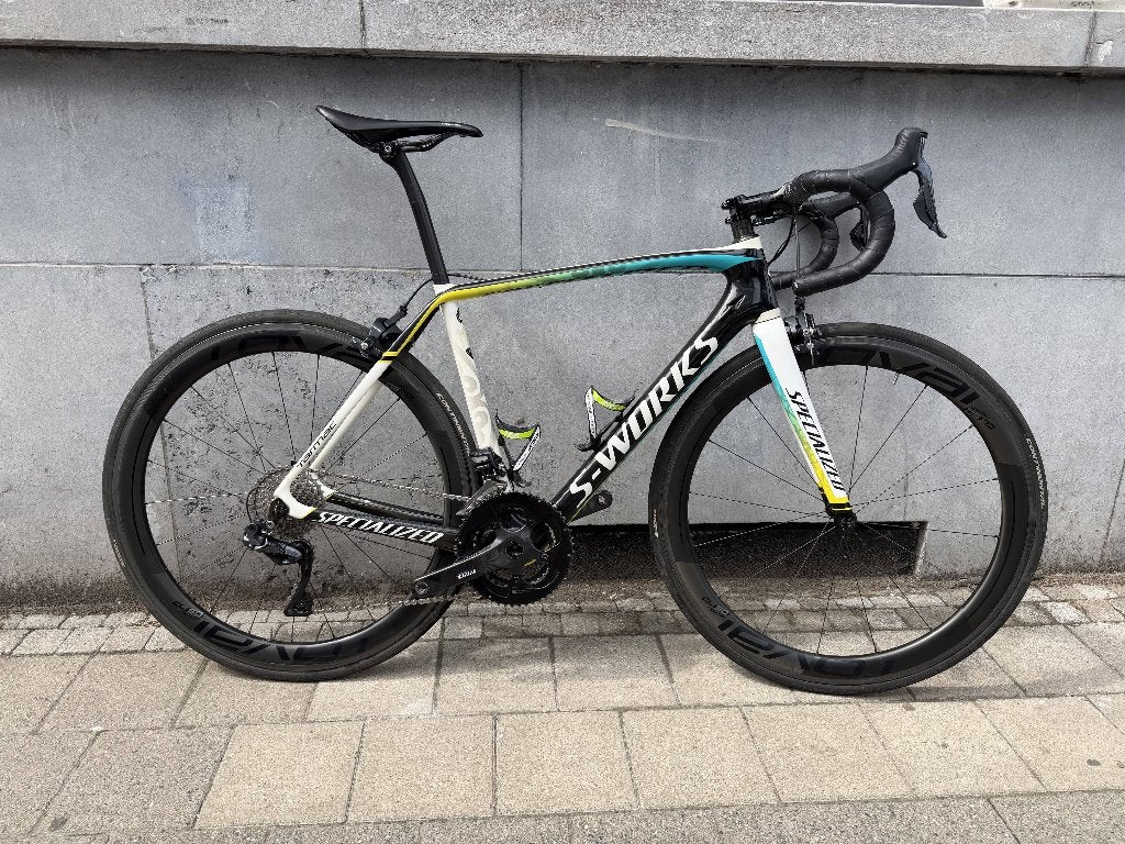 Specialized S-Works Tarmac SL5 Astana Team Edition M54 – Di2, Fietsen en Brommers, Gebruikt, Carbon, Overige maten, Meer dan 20 versnellingen