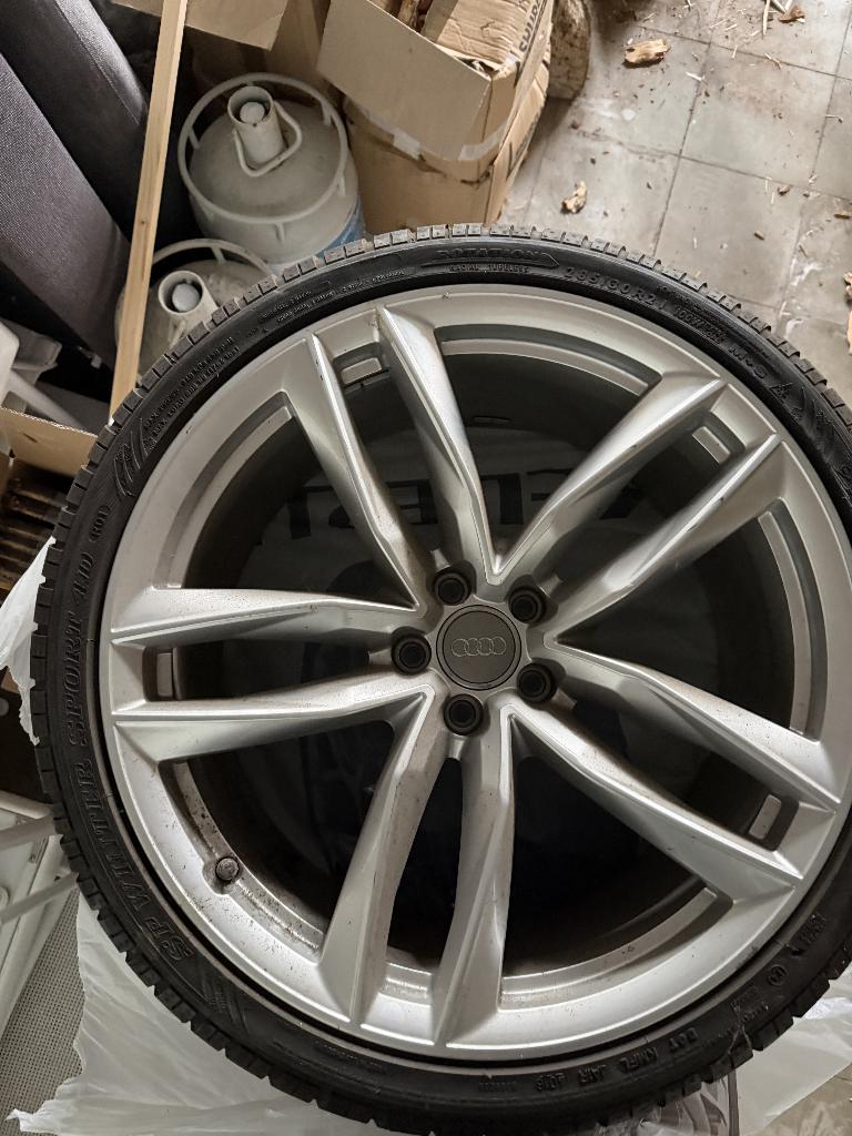Mooie originele wielen 21" Audi RS6 C7+ Dunlop 285/30 R21, Auto-onderdelen, Ophalen, Gebruikt, Velg(en), 285 mm