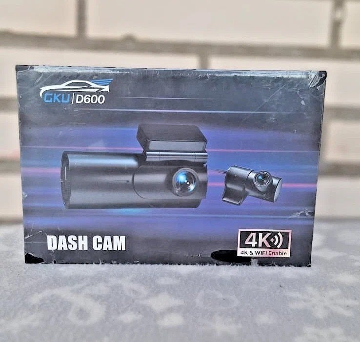 Dash cam 4K, 5G/WiFi GKU D600 Nieuw, nooit gebruikt, Ophalen of Verzenden, Nieuw