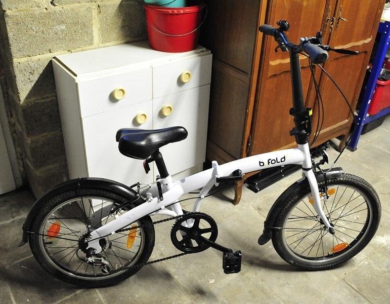 vélo pliable b fold, Vélos & Vélomoteurs, Frein sur jante, Enlèvement, Utilisé, Totalement pliable
