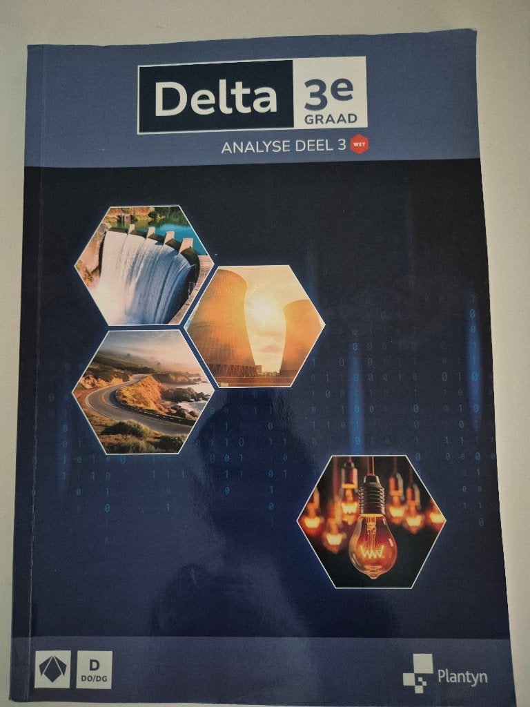 Delta 3de graad analyse deel 3 wet, Boeken, Ophalen