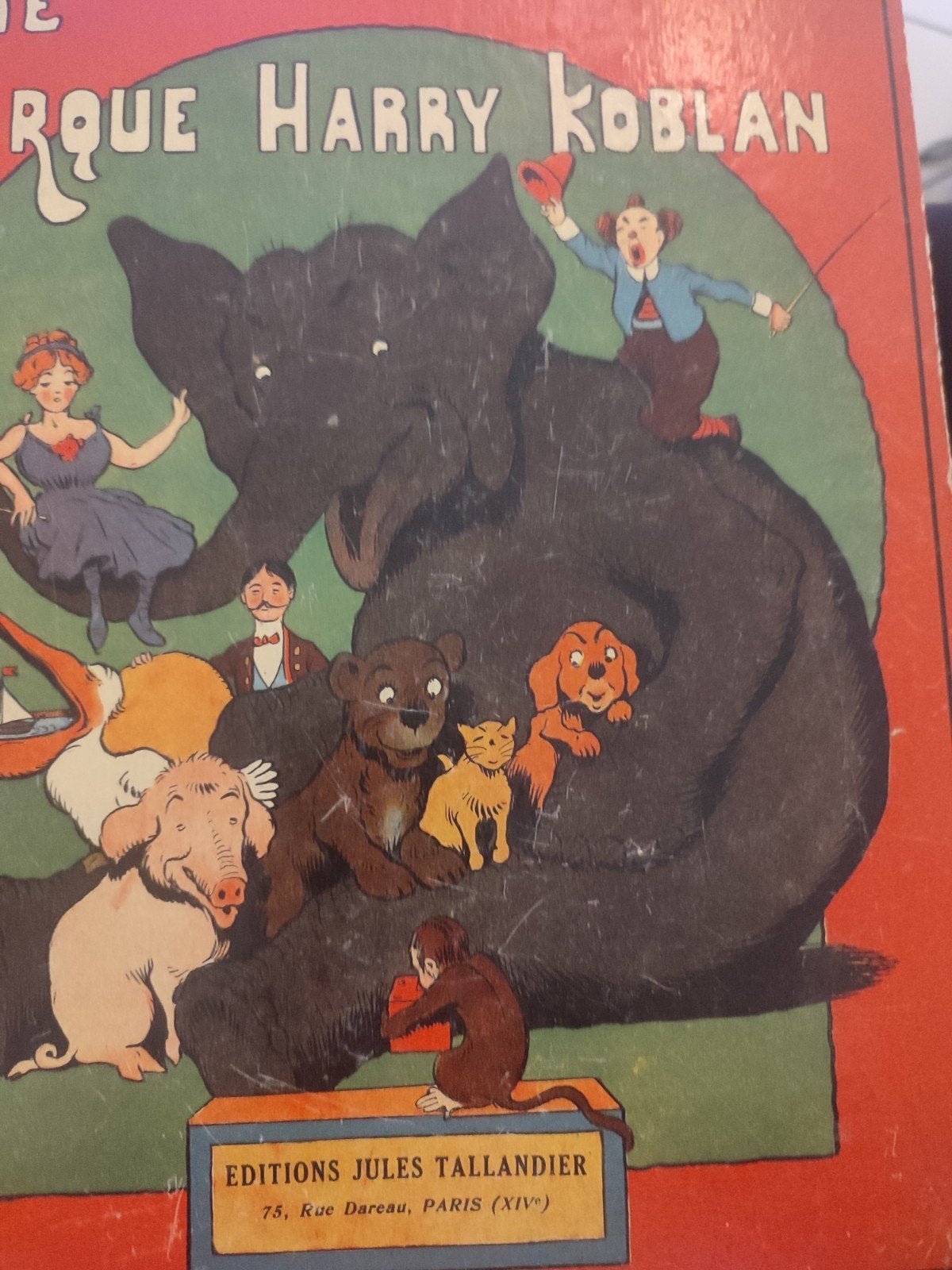 Het Harry Koblan Circus van Benjamin Rabier. originele editi, Gelezen, Eén stripboek, Ophalen of Verzenden, Benjamin Rabier