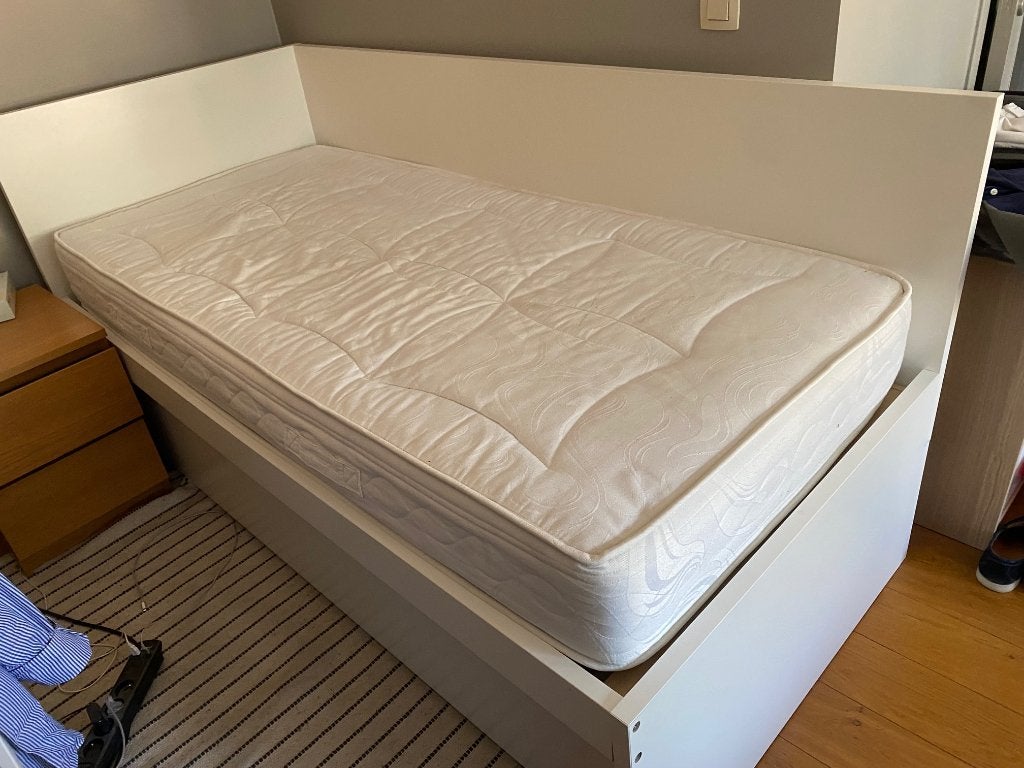 Lit gigogne Ikea, Maison & Meubles, Utilisé, 200 cm, Deux personnes, Enlèvement