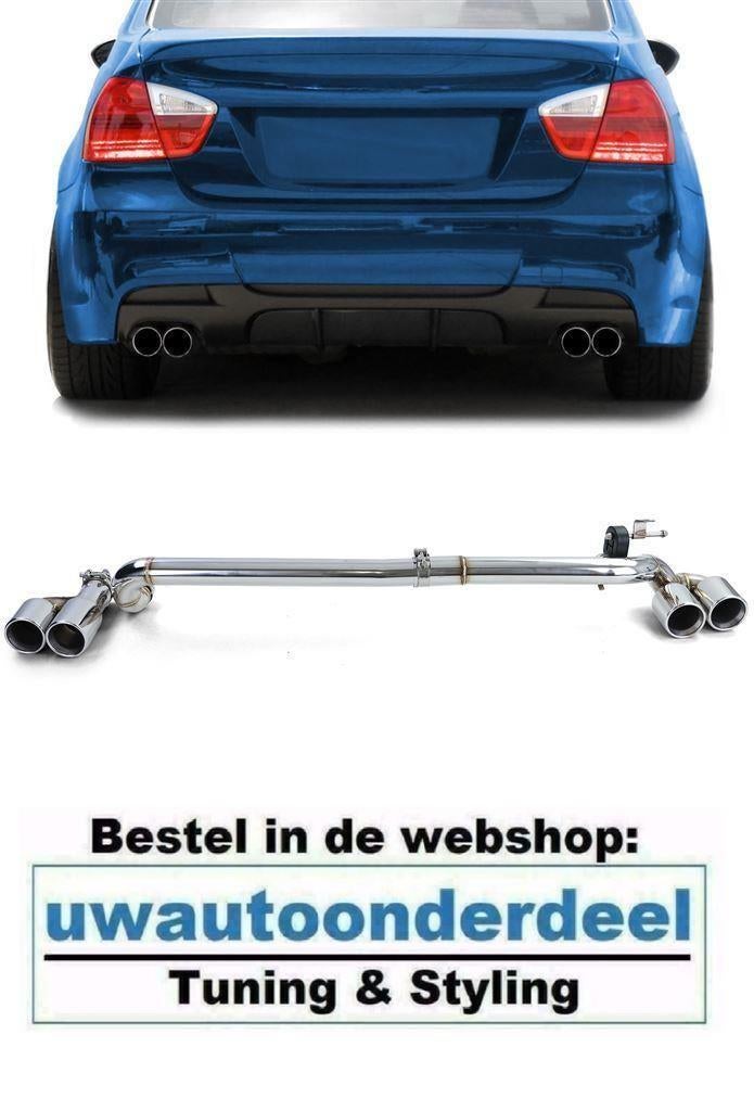 4 x Uitlaat Sierstuk M Pakket Diffuser Voor Bmw 3 serie E90, Envoi