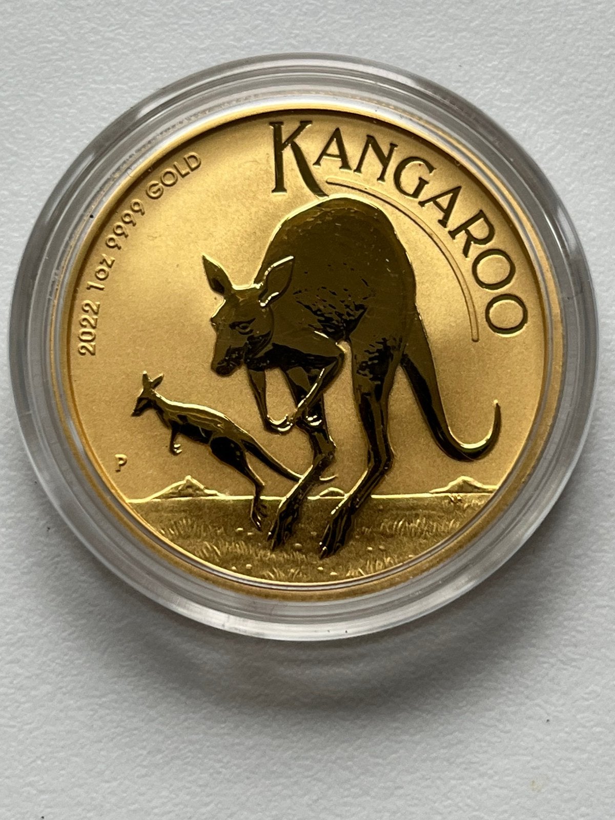 Kangaroo 2022 munt 1oz zuiver goud nieuw in capsule, Postzegels en Munten, Edelmetalen en Baren, Ophalen, Goud