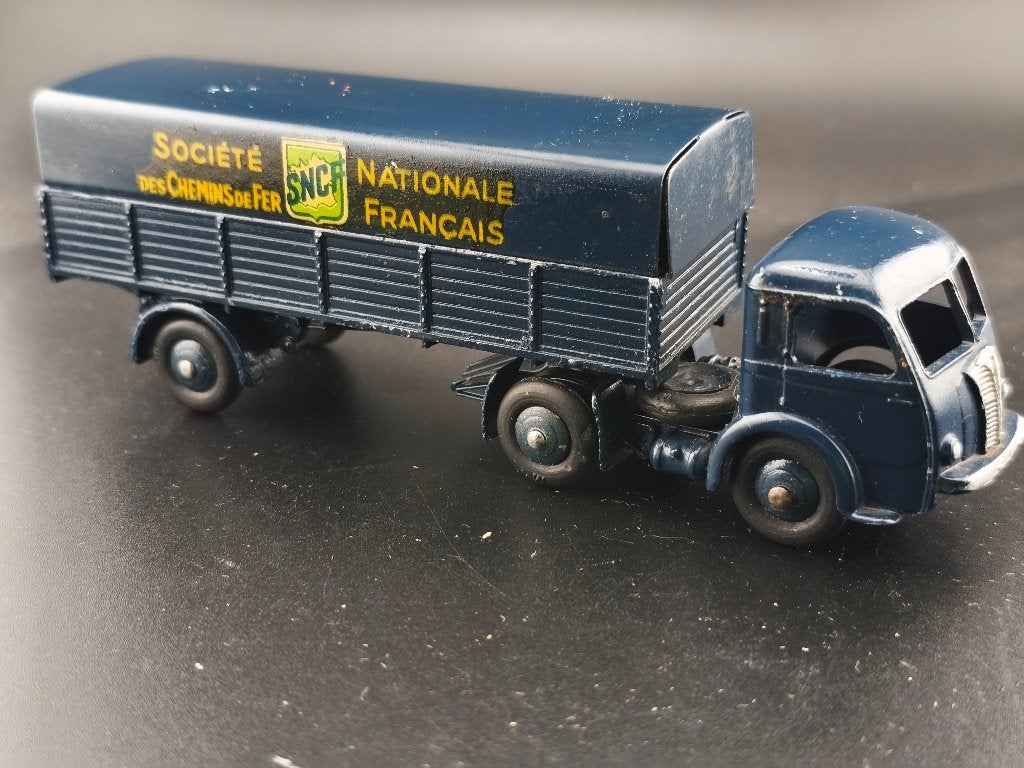 DINKY TOYS FRANCE PANHARD SEMI REMORQUE SNCF REF 32AB, Enlèvement ou Envoi, Utilisé, Bus ou Camion, Dinky Toys