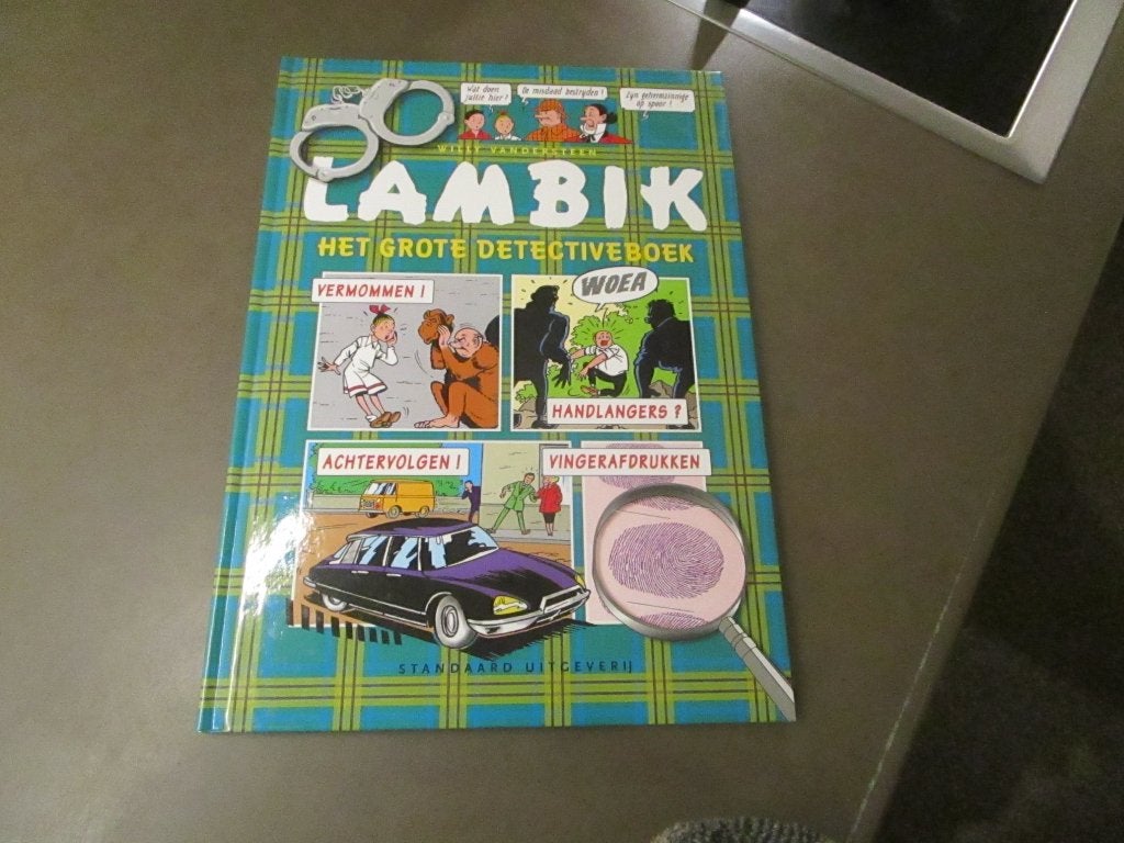 Lambik - Grote detectiveboek - 1e druk - HC, Boeken, Willy Vandersteen, Eén stripboek, Nieuw, Ophalen of Verzenden