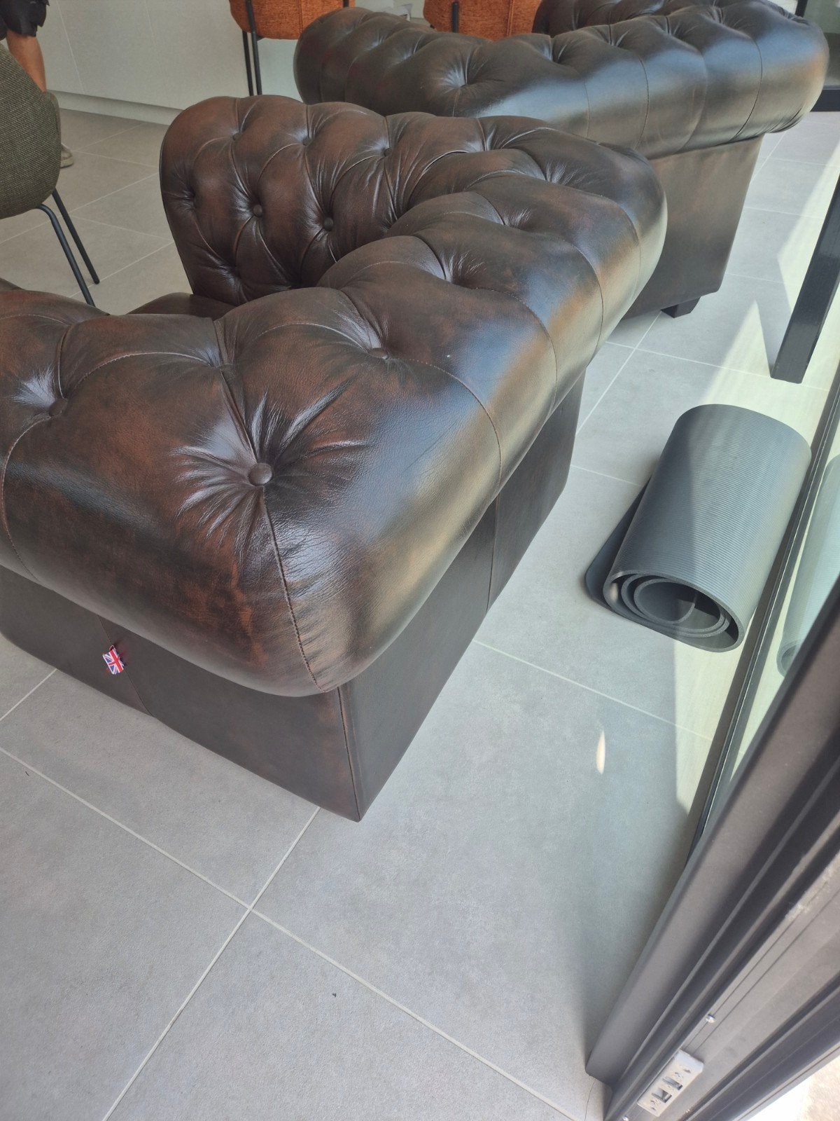 2 Chesterfield 1zitters, Maison & Meubles, Canapés | Sofas & Chaises Longues, Enlèvement