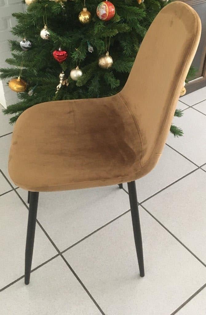 1 chaise, Neuf, Tissus, Brun, Enlèvement