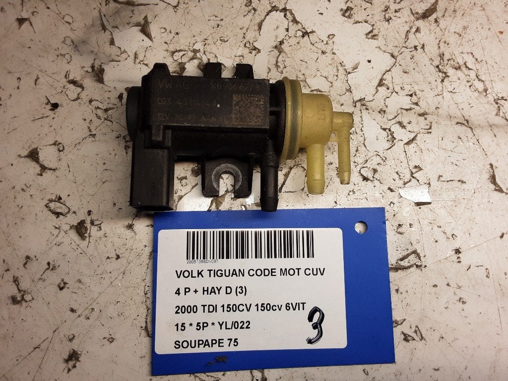 VACUUMVENTIEL Volkswagen Tiguan (5N1 / 2) (1K0906627B), Gebruikt, Volkswagen, Volkswagen AG, Kundenbetreuung@volkswagen.de