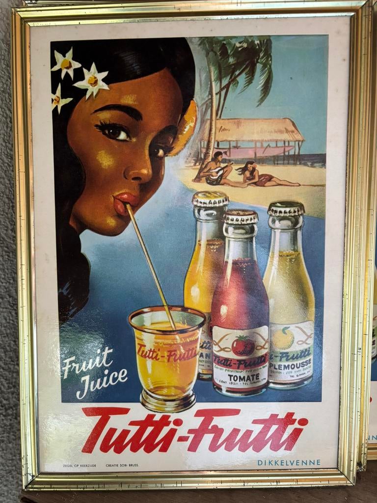 Vintage reclame bord, Verzamelen, Ophalen, Reclamebord