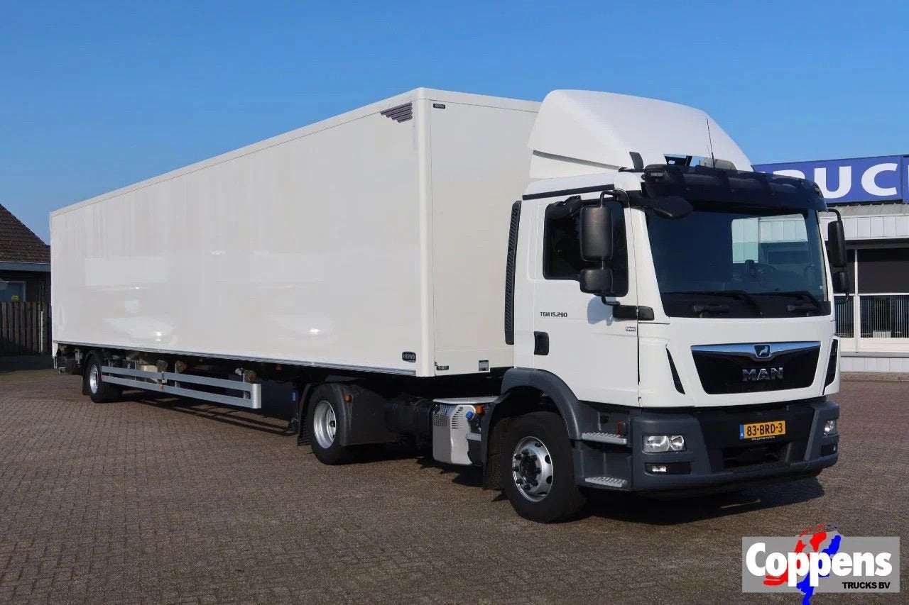 Heiwo TGM 15.290 Trekker + Heiwo city trailer geïsoleerd + k, Bedrijf, Te koop, Aanhangers en Opleggers