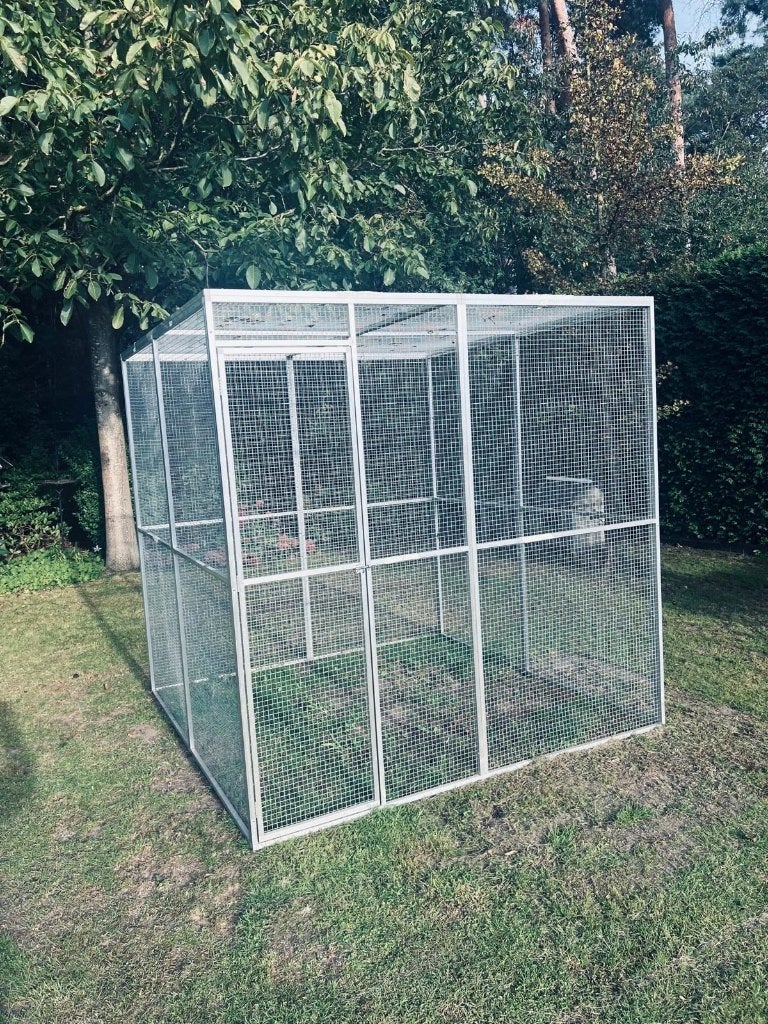 Vogelkooi, Ophalen, Gebruikt, Metaal, Vogelkooi