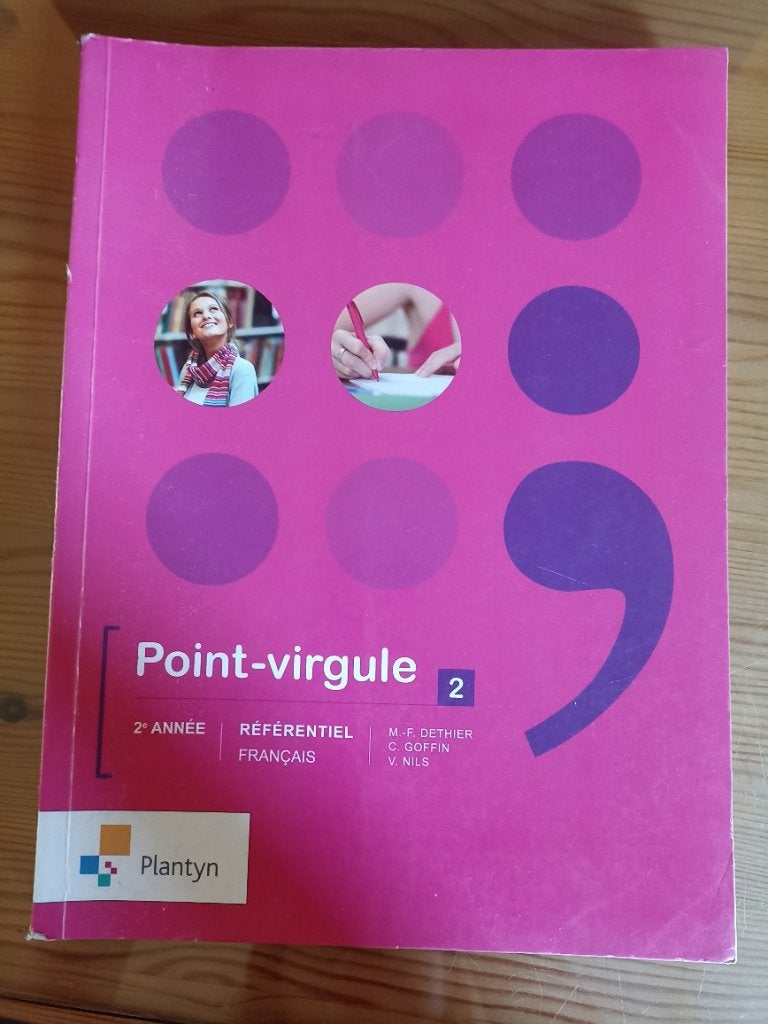 Point virgule 2, référentiel plantyn, Livres, Plantyn, Français, Enlèvement, Utilisé