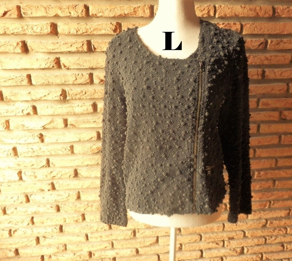 (46) -veste femme t.40 noire, Ophalen of Verzenden, Zo goed als nieuw, Maat 38/40 (M), Zwart