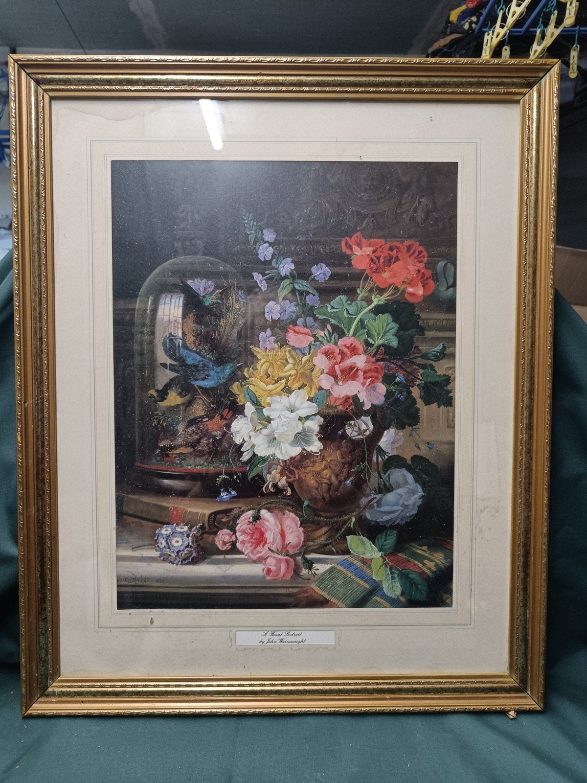 Bloemen schilderij 45 op 55 cm van John, Enlèvement