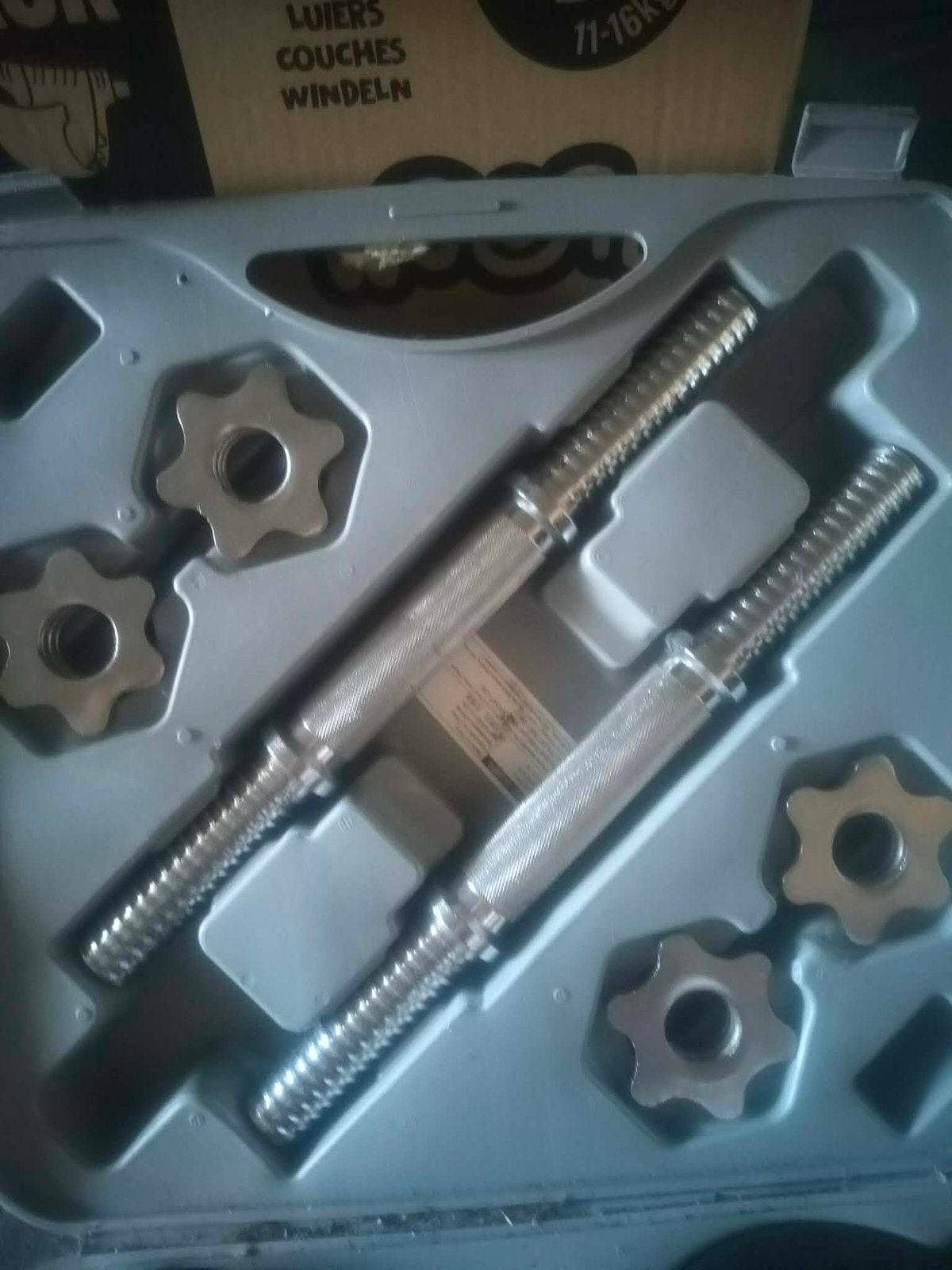 Gewichten 20kg, Ophalen