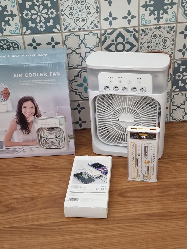 Ventilateur Brumisateur d'eau avec batterie portable, Enlèvement