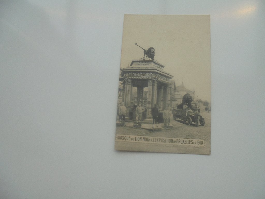brussel expo 1910-kiosque de lion noir, Envoi, Avant 1920, Affranchie, Bruxelles (Capitale)