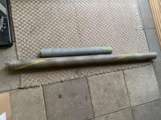 Veer garagepoort, Doe-het-zelf en Bouw, Hang- en Sluitwerk, Gebruikt, Overige typen, IJzer, Ophalen